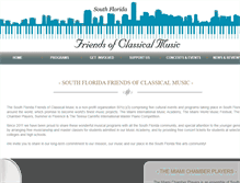 Tablet Screenshot of friendsofclassicalmusic.org